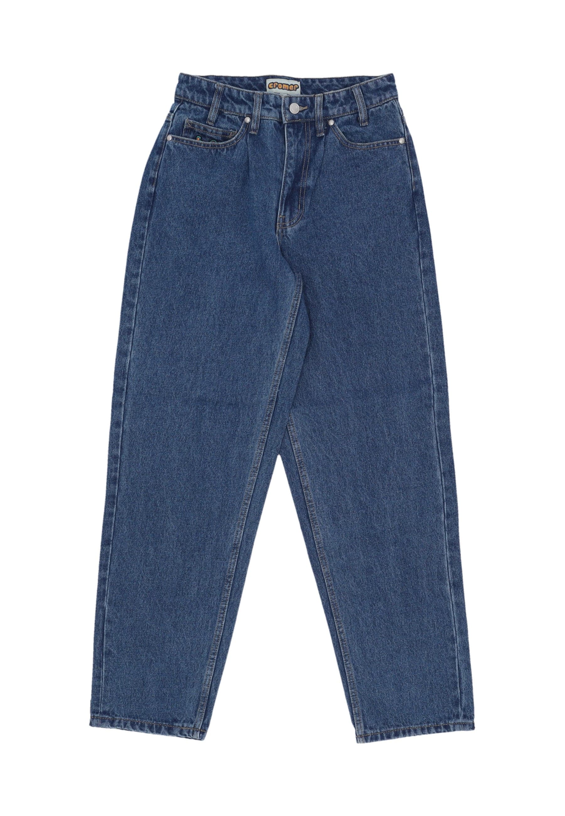 HUF Jeans Uomo Cromer Signature Pant Stone Wash Indigo da uomo in Jeans Drestige - Casamassima, commercioVirtuoso.it
