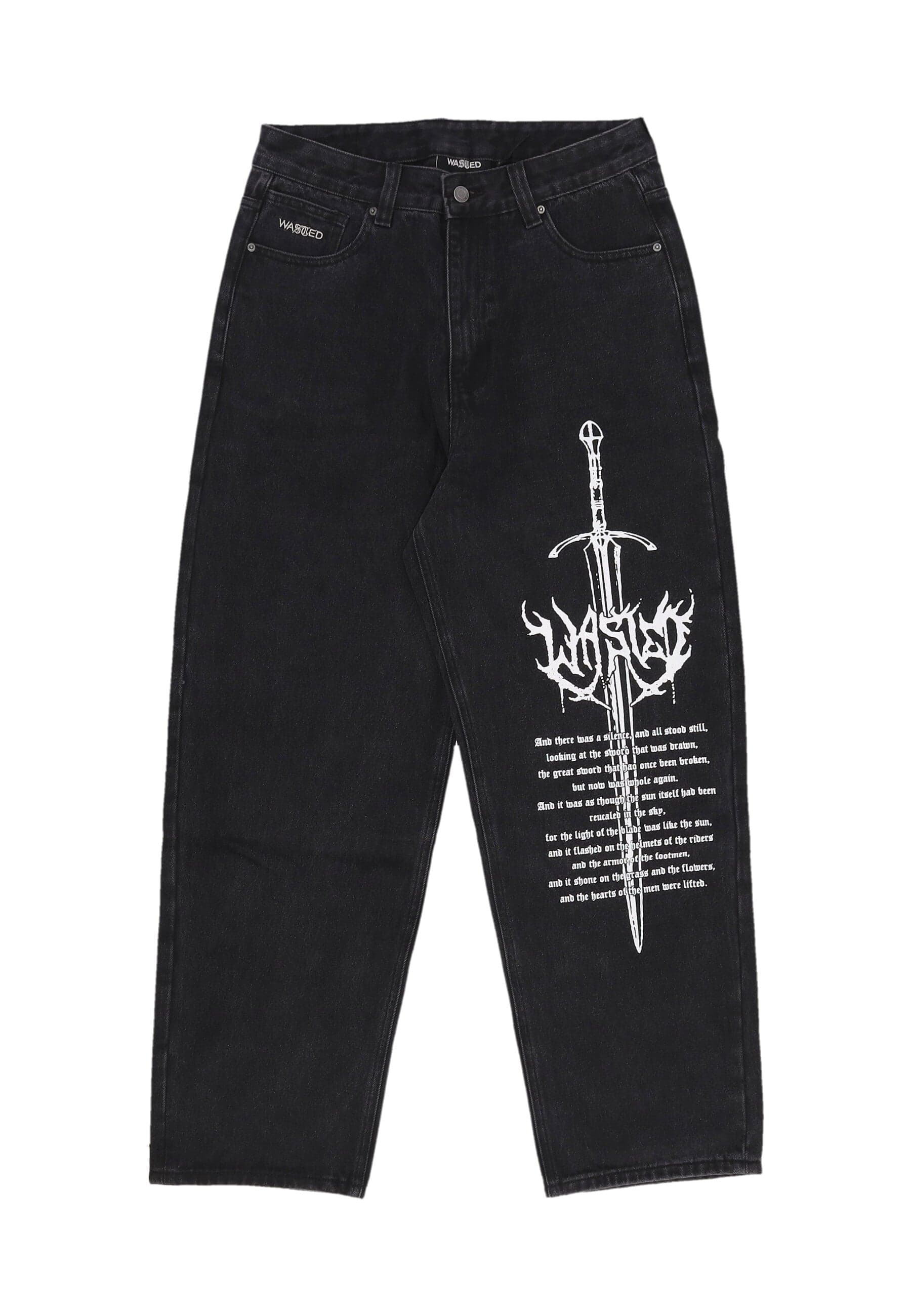 WASTED PARIS Jeans Uomo Sword Casper Pant Faded Black da uomo in Jeans Drestige - Casamassima, commercioVirtuoso.it