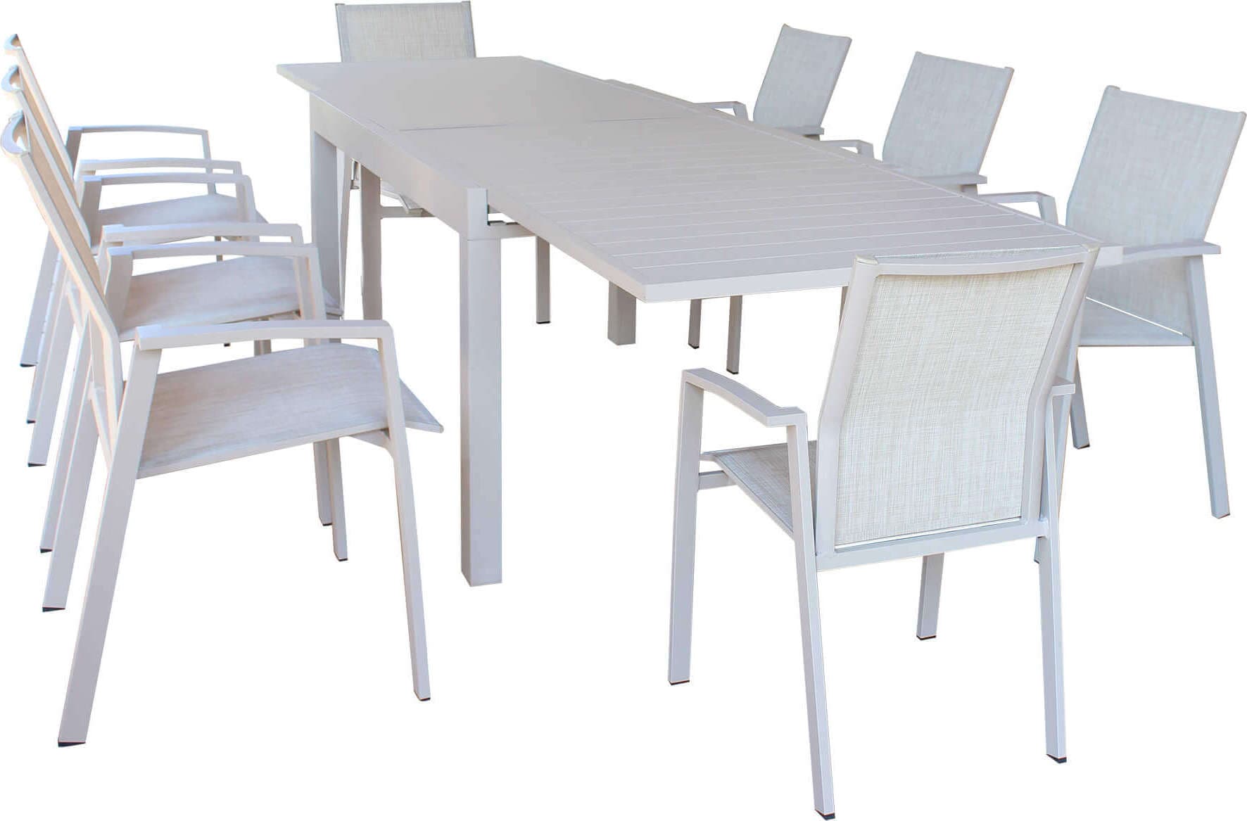 JERRI---set-tavolo-in-alluminio-cm-135/270x90x75-h-con-8-sedute-Tortora-Milani-Home