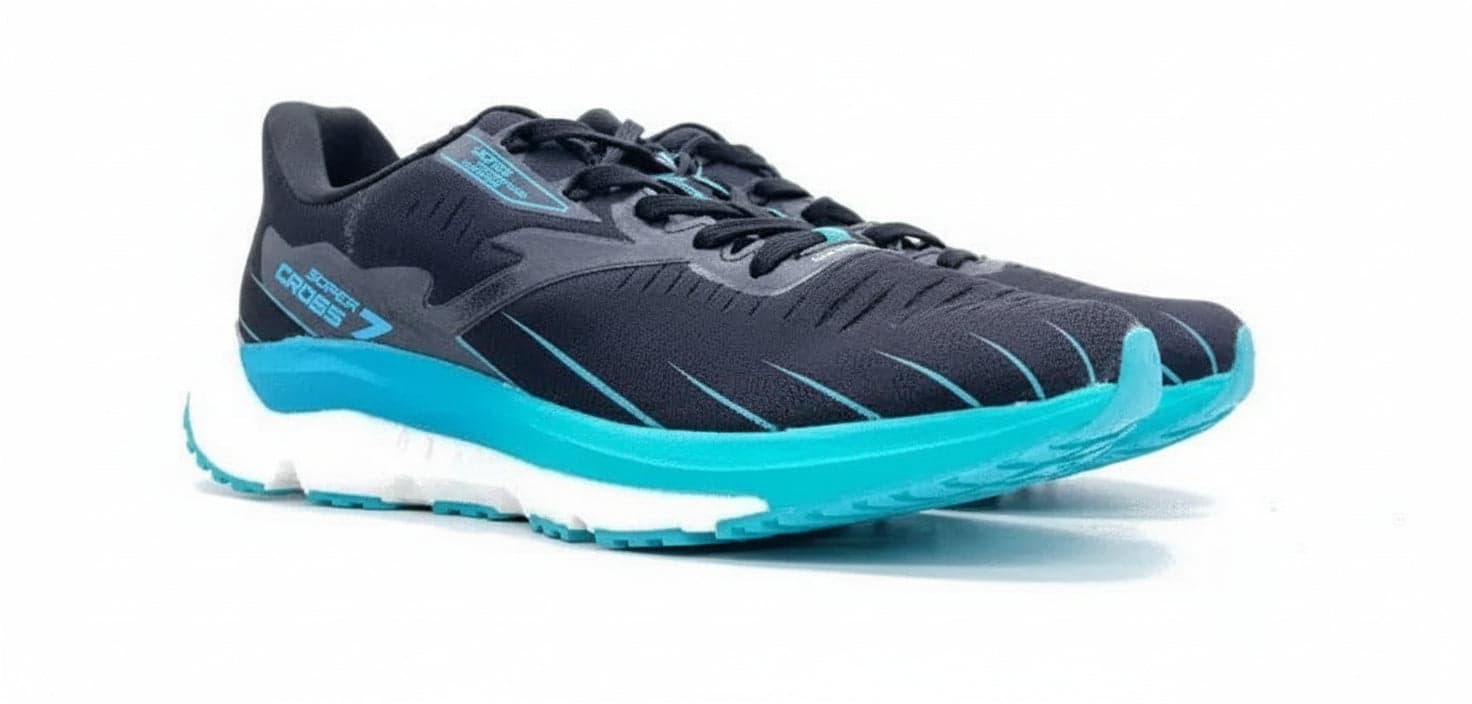 JOMA SUPER CROSS 2201 Running uomo nero e turchese in Scarpe da Trail Running Calzature Durello - Agna, commercioVirtuoso.it