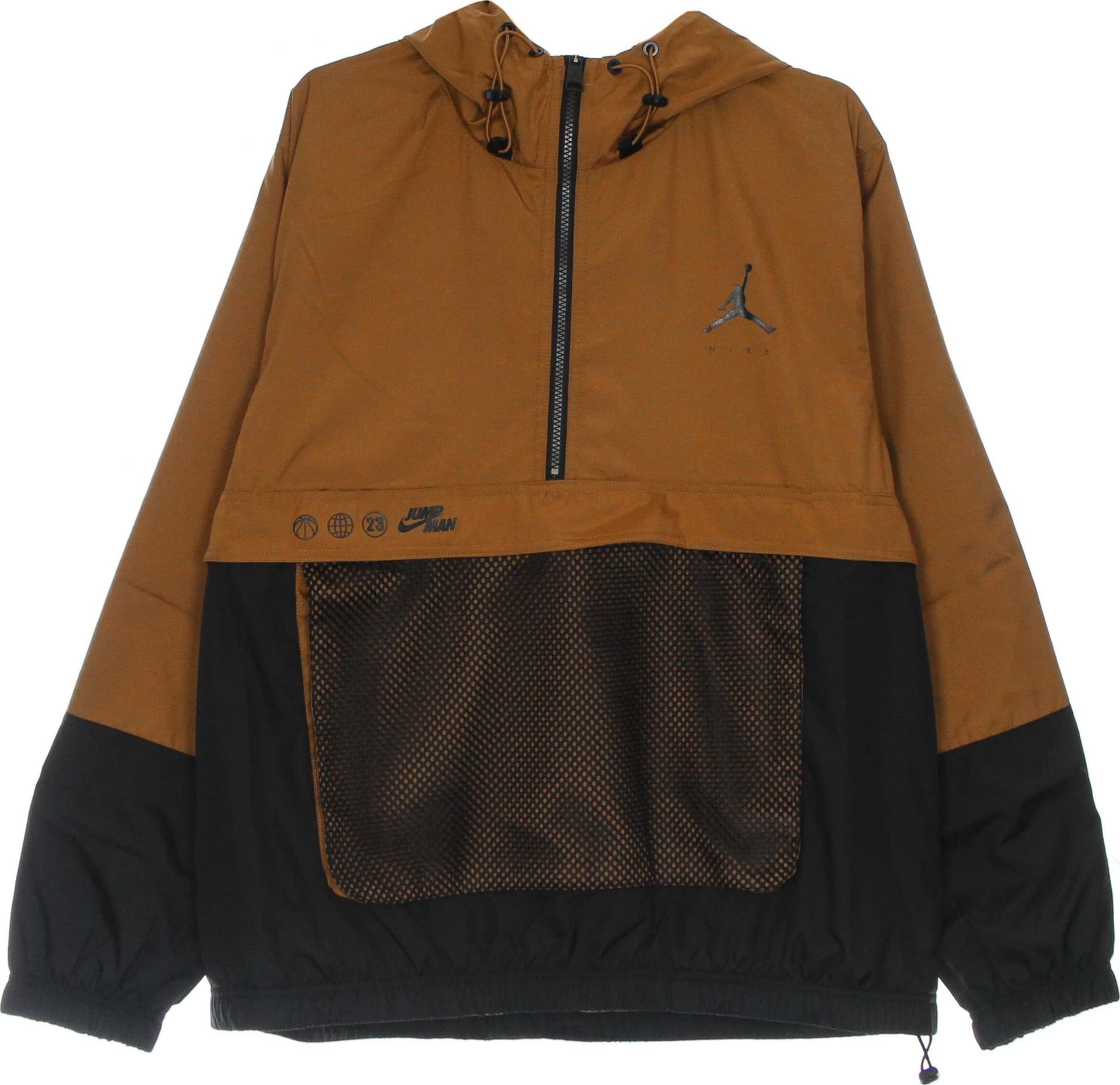 JORDAN-Giacca-Tuta-Cappuccio-Uomo-Jumpman-Statement-Suit-Jacket-Desert-Bronze/black-da-uomo