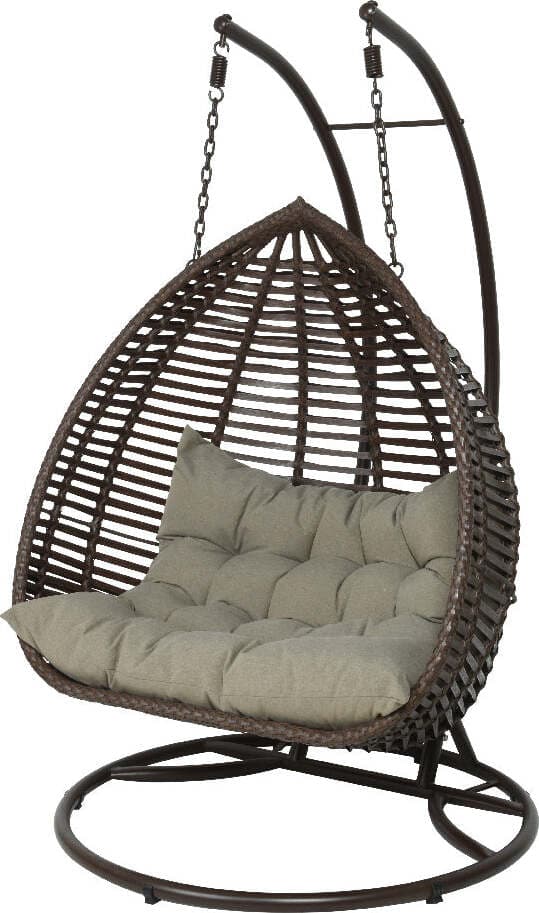 Kaemingk Dondolo Egg Chair Amadora Wicker Outdoor Giardino e giardinaggio/Arredamento da giardino e accessori/Dondoli coperti Loft Uno di Casa - Catania, Commerciovirtuoso.it
