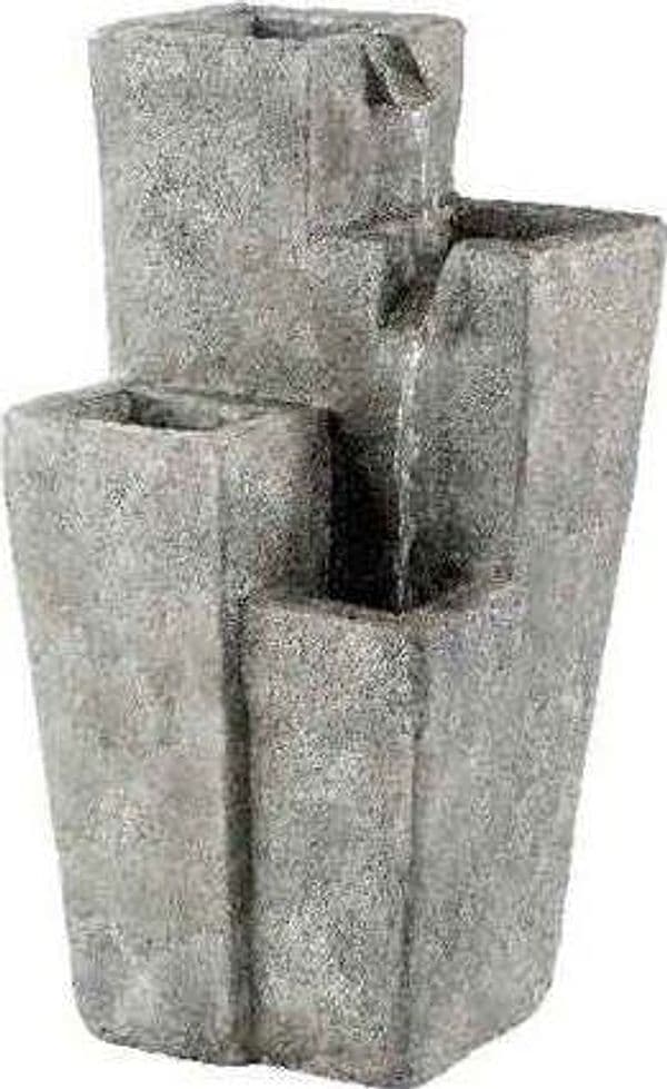 Kaemingk Fontana 29x27x56cm Grc Fnt W Conic Flowerpot Out Casa e cucina/Decorazioni per interni/Fontane decorative Loft Uno di Casa - Catania, Commerciovirtuoso.it