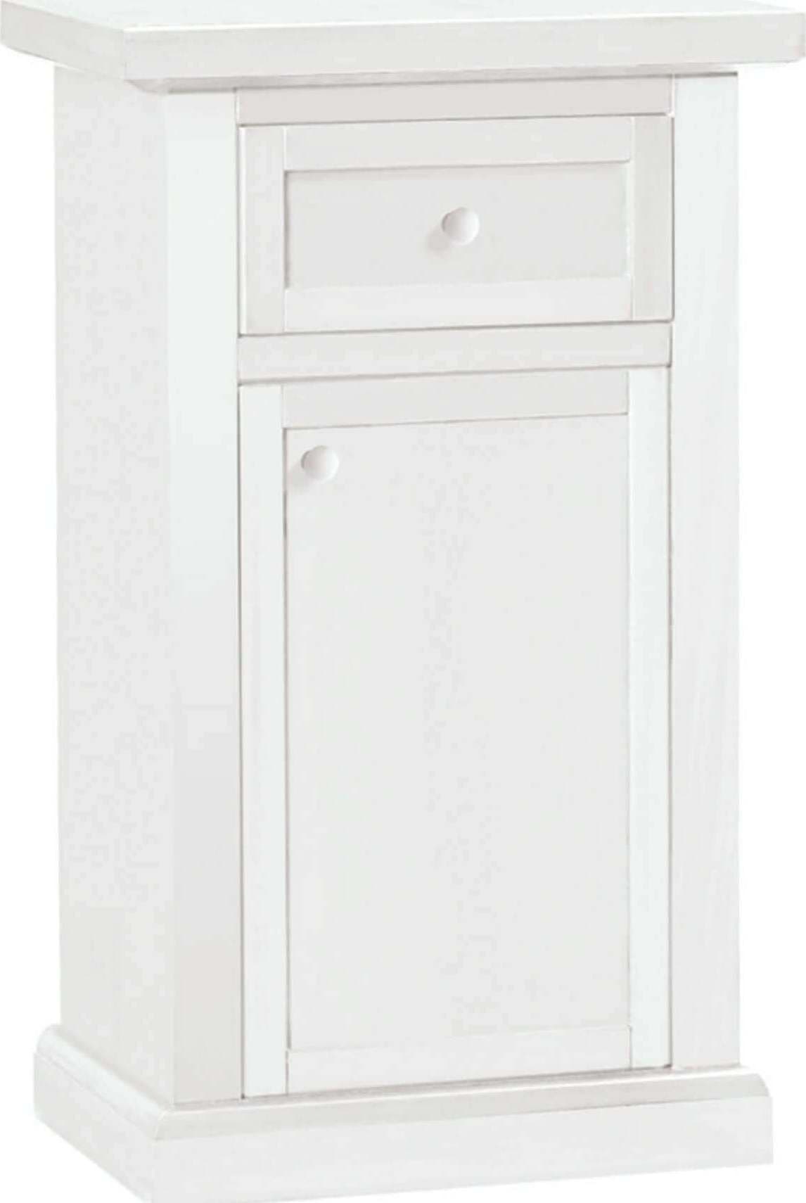 KALEB---mobile-portatelefono-in-legno-massello-46x31x76-Bianco-Milani-Home