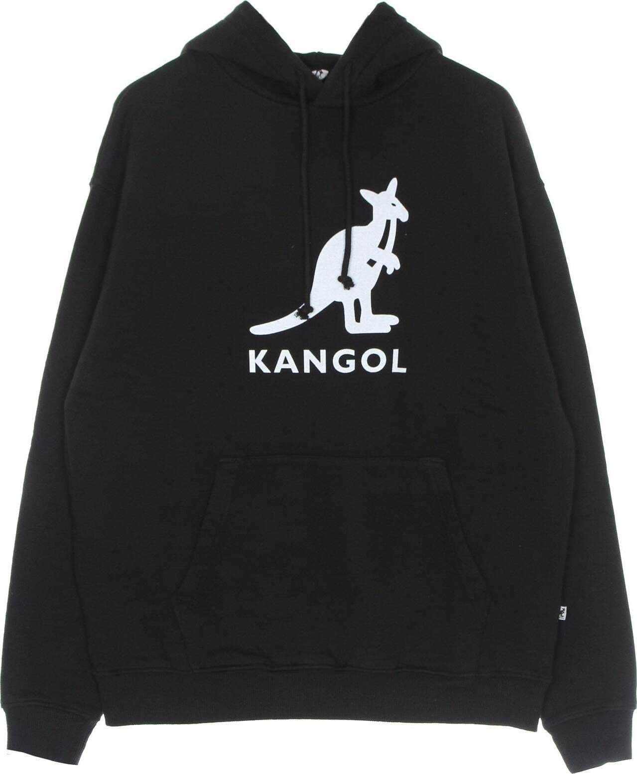 KANGOL-Felpa-Cappuccio-Uomo-Gran-Canyon-Hoodie-Black-da-uomo
