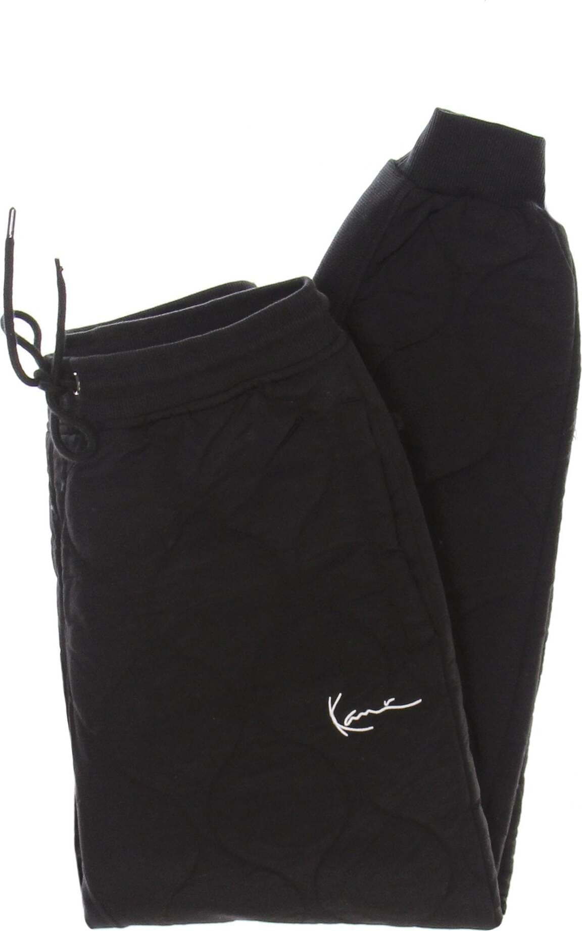 KARL-KANI-Pantalone-Tuta-Uomo-Small-Signature-Quilted-Pants-Black-da-uomo