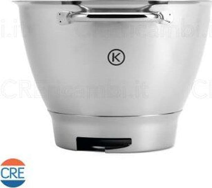 KAT711SS-Ciotola-Acciaio-4,6-Lt---Chef-Titanium-KVC73-/-KVC74