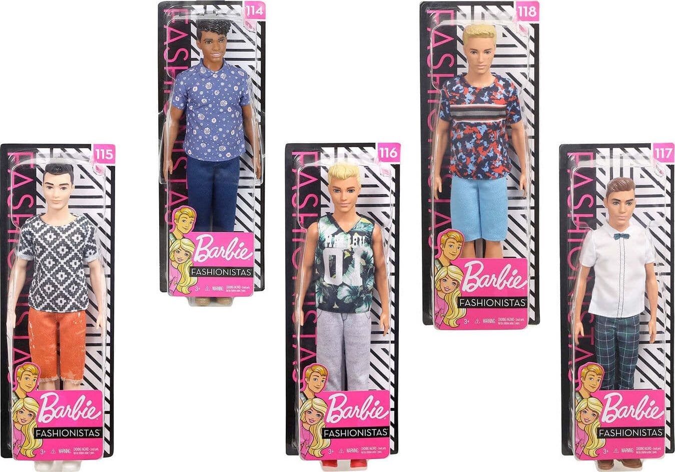 Ken-e-friends-fashionistas-Mattel-Barbie