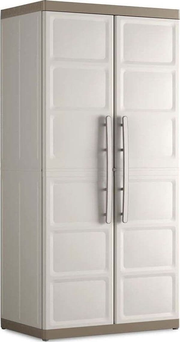 Keter Armadio Portascope Excellence Beige Armadio Esterno/Interno Ripiani Regolabili Armadio Casa E Giardino Keter Casa e cucina/Arredamento/Arredamento da giardino/Armadietti e credenze Ferus - Montoro, Commerciovirtuoso.it