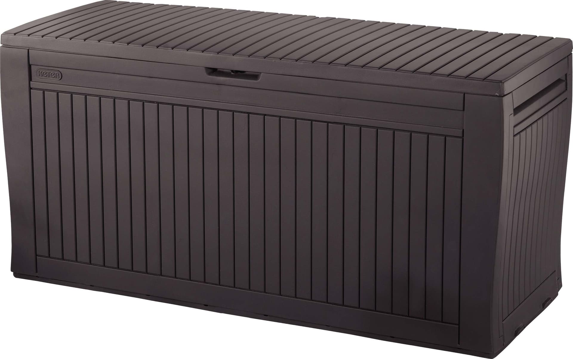 Keter Cassapanca in Resina Effetto Legno Comfy 116x44x57 H Cassapanca Baule Contenitore Terrazza E Giardino Con due ruote Fai da te/Organizzazione casa e magazzini/Contenitori da esterni/Cassapanche e bauli Ferus - Montoro, Commerciovirtuoso.it