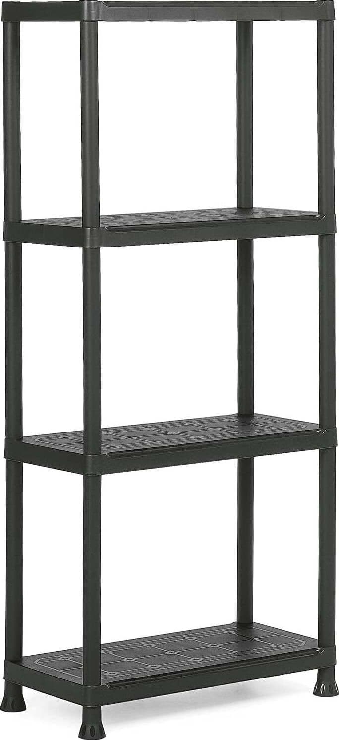 Keter Scaffale 4 Ripiani Nero Fai da te/Organizzazione casa e magazzini/Scaffalature Scontolo.net - Potenza, Commerciovirtuoso.it