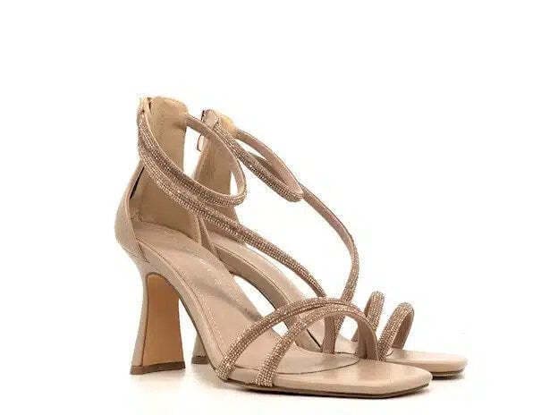 KHARISMA Sandalo Donna Strass Nude in Sandali moda Calzature Durello - Agna, commercioVirtuoso.it