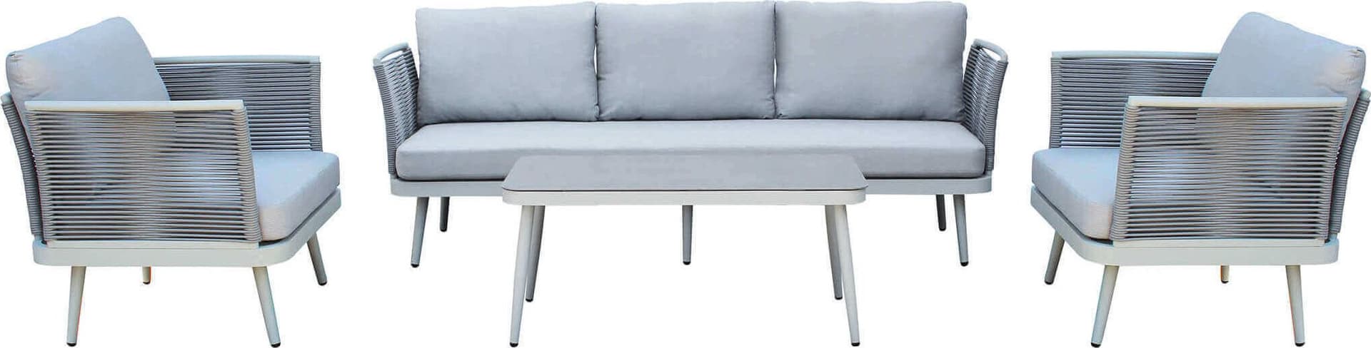 KIBAKI---salotto-da-giardino-in-alluminio-e-corda-5-posti-Grigio-chiaro-Milani-Home