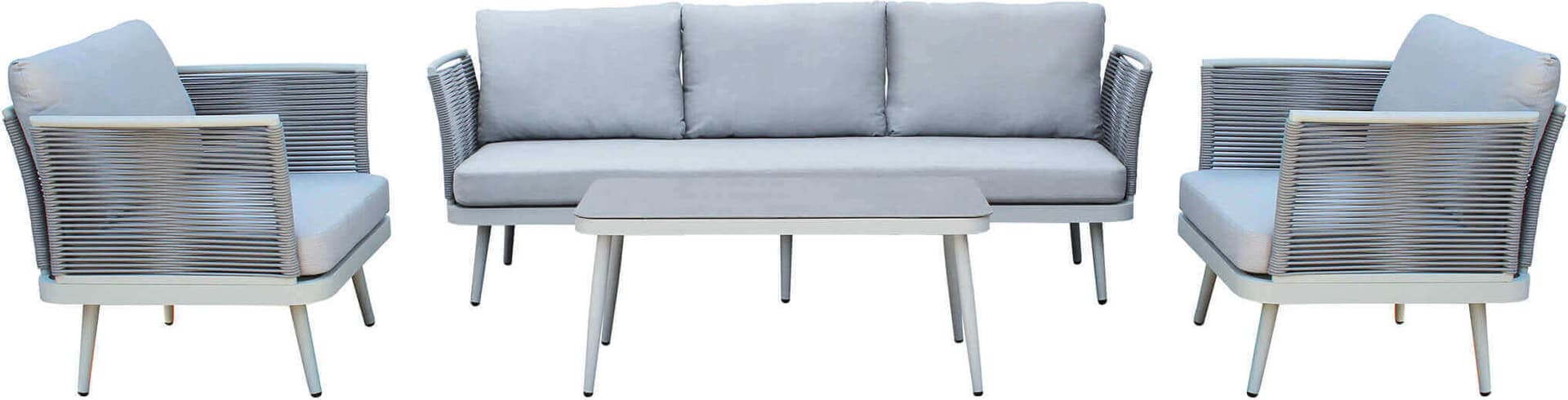 KIBAKI---salotto-da-giardino-in-alluminio-e-corda-5-posti-Grigio-chiaro-Milani-Home