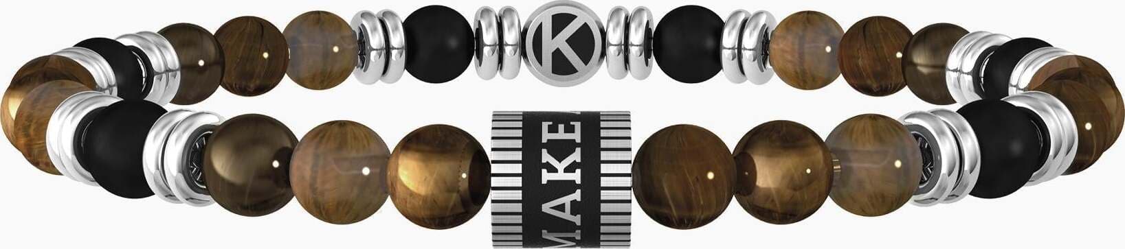 Kidult-----Bracciale-uomo-con-occhio-di-tigre-e-agata-nera-MAKE-A-WISH
