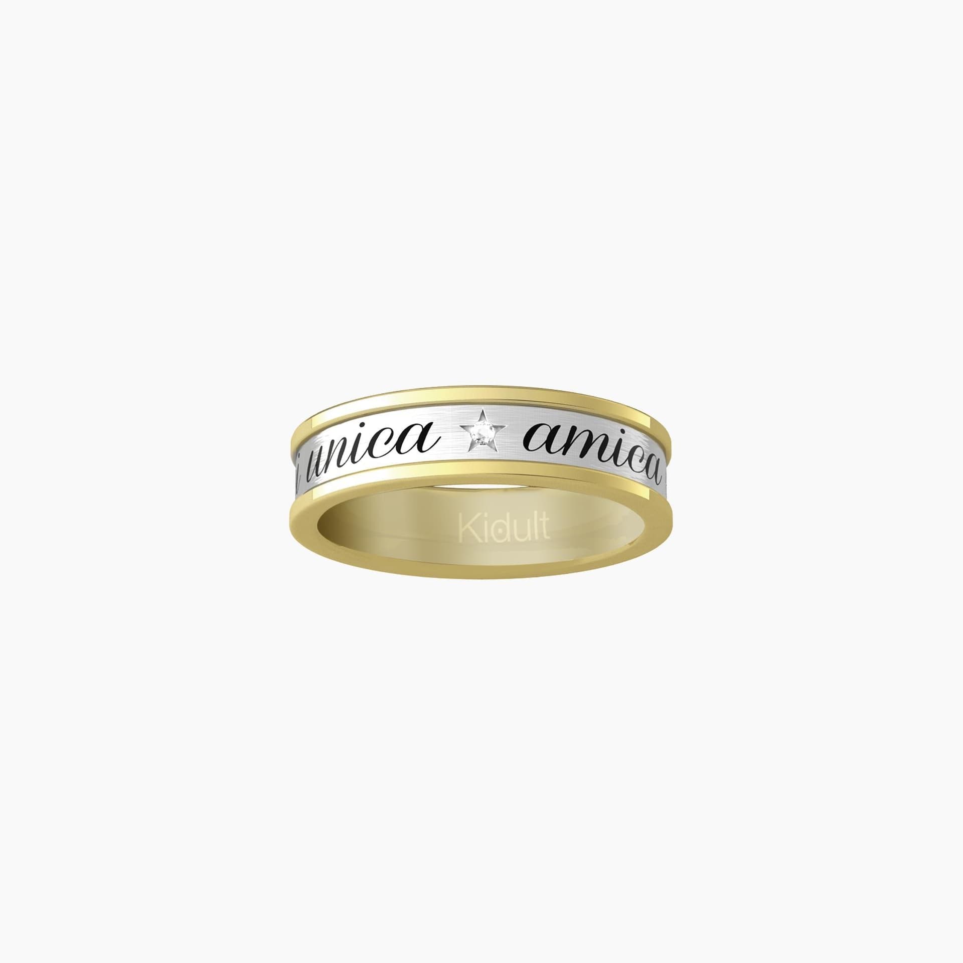 KIDULT---Anello-CUORE-|-AMICA-SEI-UNICA