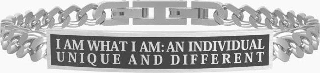 KIDULT-BRACCIALE---I-AM-WHAT-I-AM-…-C.-CHAPLIN