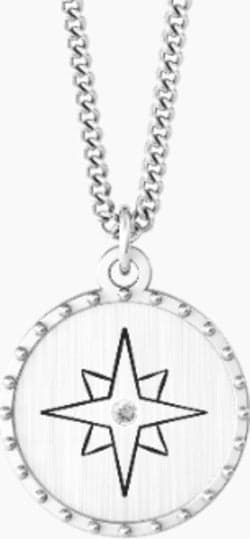 Kidult-collana-in-Acciaio-Rosa-dei-Venti-|-Felicità