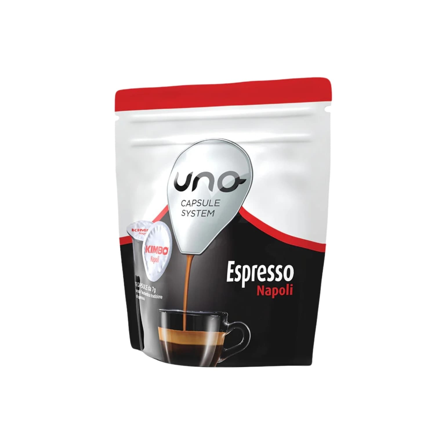 Kimbo-Caffe'-Confezione-Da-16-Capsule-Compat.-Uno-System-Napoli