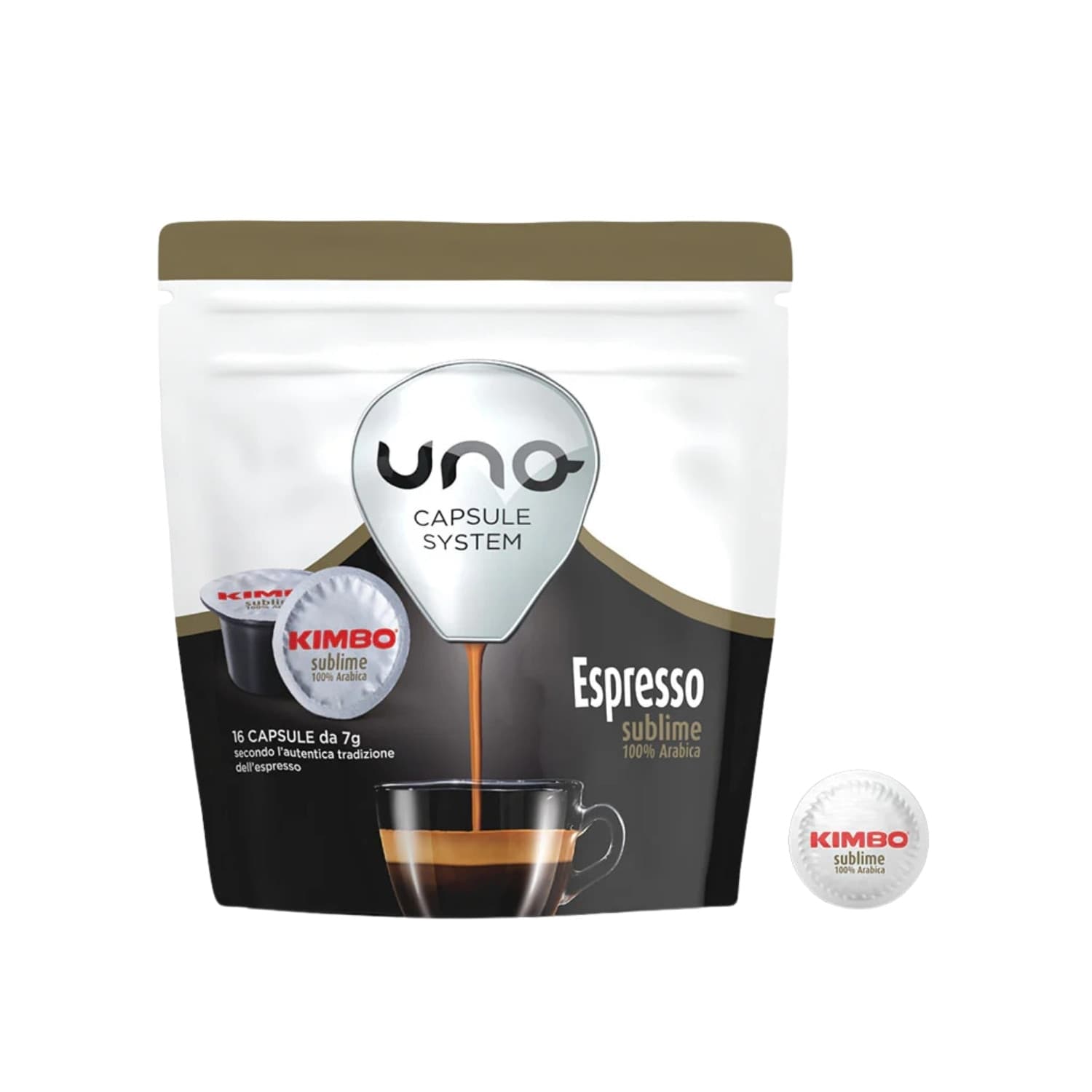 Kimbo-Caffe'-Confezioneda-16-Capsule-Compat.-Uno-System-Sublime