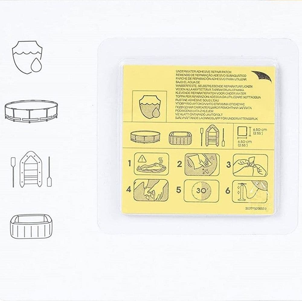 Kit 10pz Toppe Di Riparazione Autoadesive Per Piscine Resistenti All'acqua 62091 Giochi e giocattoli/Sport e giochi all'aperto/Giochi aquatici e piscine per bambini/Canotti e gonfiabili galleggianti Trade Shop italia - Napoli, Commerciovirtuoso.it