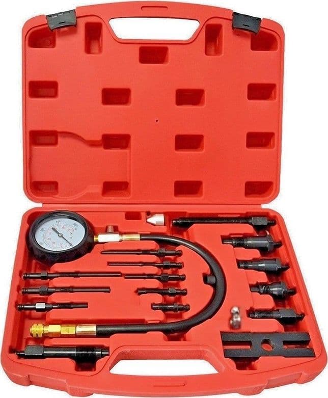 Kit 18pz. Tester Pressione Di Compressione Per Motori Diesel Tdi Cdi Td Auto Auto e Moto/Attrezzi per veicoli/Attrezzi e attrezzatura per motore/Manometri compressione Trade Shop italia - Napoli, Commerciovirtuoso.it
