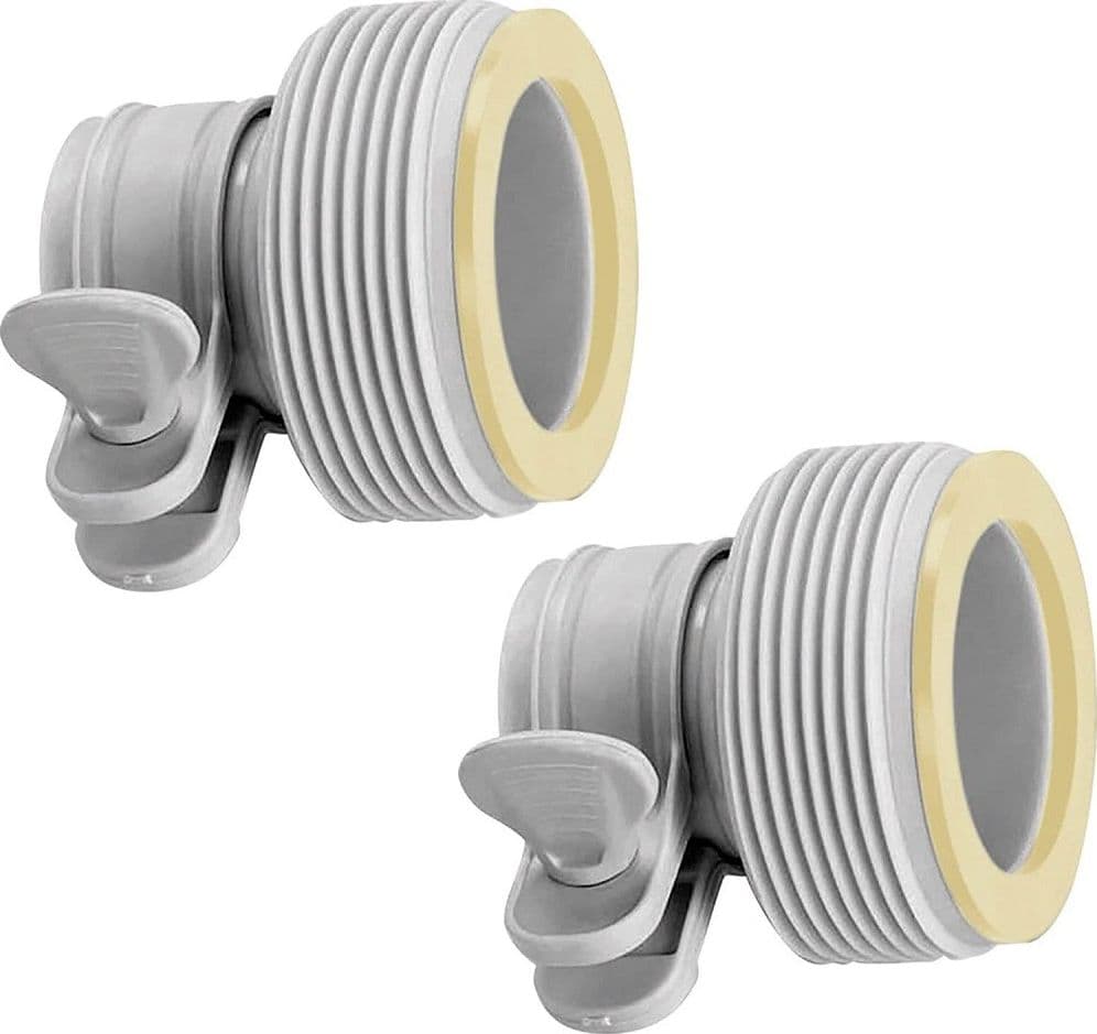 KIT 2 PZ ADATTATORE TIPO B PER POMPE PISCINA MORSETTO ACCESSORI FILTRAGGIO 26061
