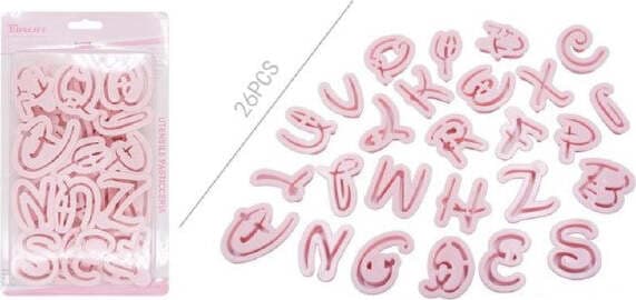 KIT 26 STAMPI LETTERE INDIPENDENTI PER CIOCCOLATINI TORTE PASTA DI ZUCCHERO 99020