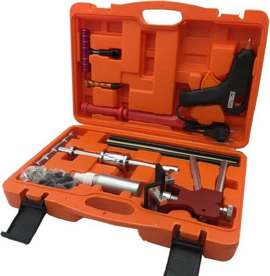 Kit-28-Pz-Riparazione-Ammaccature-Botte-Auto-Tira-Bolle-Bozze-Senza-Verniciatura