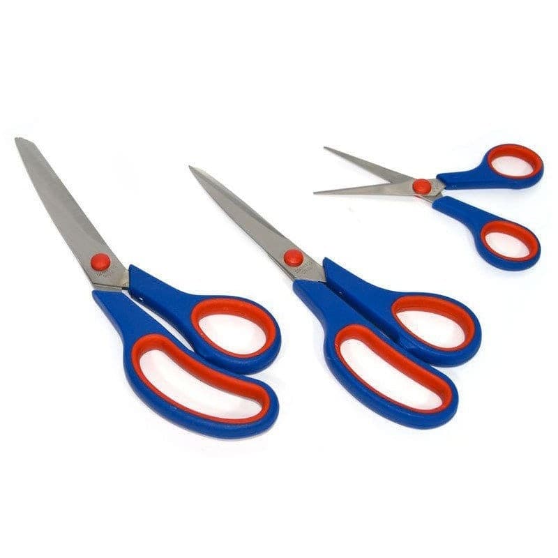 KIT 3 PEZZI FORBICI CON MANICO ERGONOMICO Fai da te/Utensili elettrici e a mano/Utensili a mano/Taglierini/Cesoie e Forbici Trade Shop italia - Napoli, Commerciovirtuoso.it