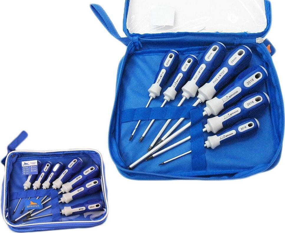 Kit 7 Pz Cacciaviti A T Torx T6 T10 T15 T20 T25 T27 T30 Borsa Richiudibile Casa, arredamento e bricolage > Bricolage e fai da te > Utensili Manuali > Cacciaviti Trade Shop italia - Napoli, Commerciovirtuoso.it