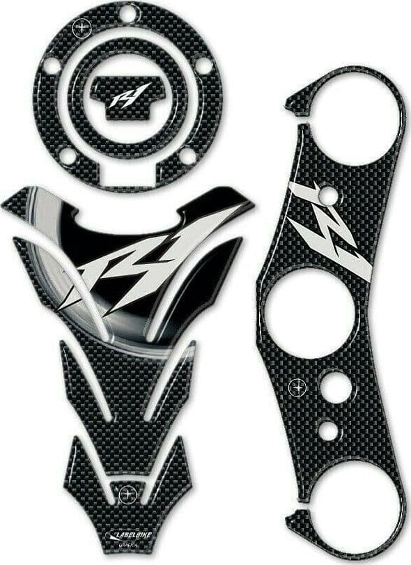 KIT-ADESIVI-in-gel-3D-per-MOTO-compatibili-YAMAHA-YZF-R1-2007-2008-CARBON-LOOK