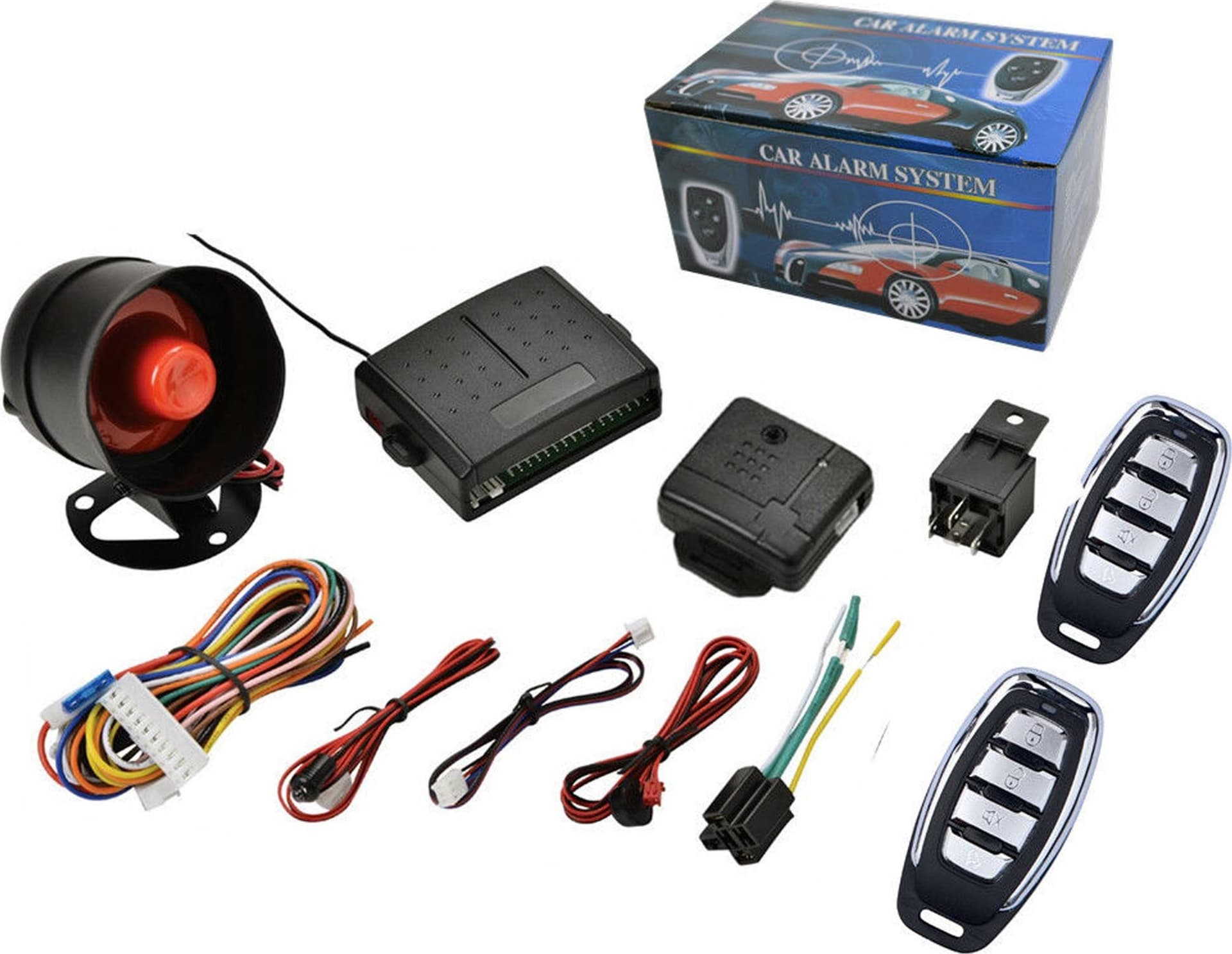 KIT ALLARME ANTIFURTO UNIVERSALE AUTO SUV FURGONE CAMPER ROULOTTE 2 TELECOMANDI Auto e Moto/Accessori per auto/Dispositivi antifurto di bloccaggio Trade Shop italia - Napoli, Commerciovirtuoso.it