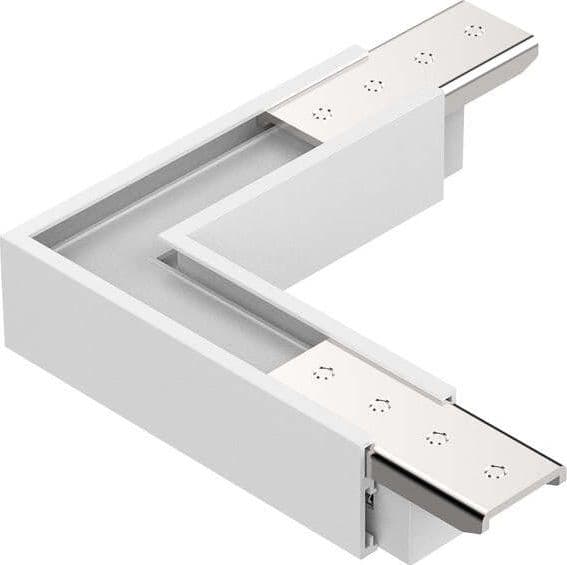 Kit Basso Per Superficie Binario Orizzontale On-Off Ego Alluminio Bianco