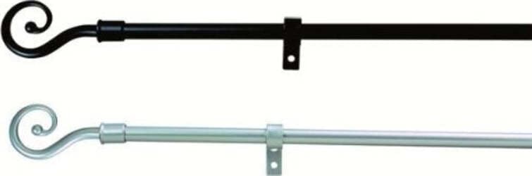KIT-BASTONE-PER-TENDA-IN-ACCIAIO-NERO/ORO-120-210-cm-DIAM.-8/11-SWISH-129263
