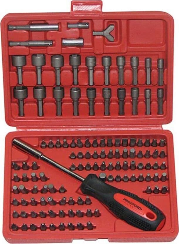 Kit-Cacciavite-122-Inserti-Giravite-Con-Prolunga-Adattatore-Torx-Stella-Taglio-Tools