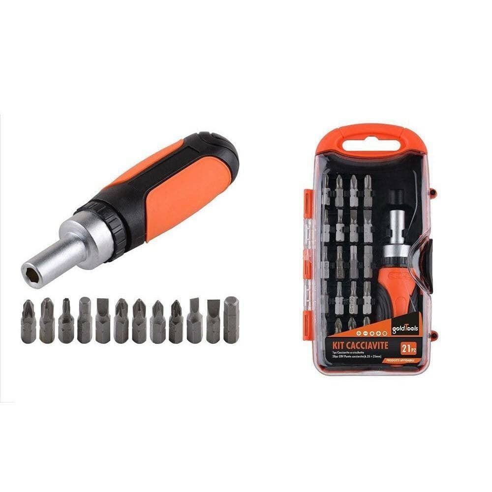 Kit Cacciavite A Cricchetto Multiuso 21 Pezzi Magnetico Doppia Funzione 92192 Casa, arredamento e bricolage > Bricolage e fai da te > Utensili Manuali > Cacciaviti Trade Shop italia - Napoli, Commerciovirtuoso.it