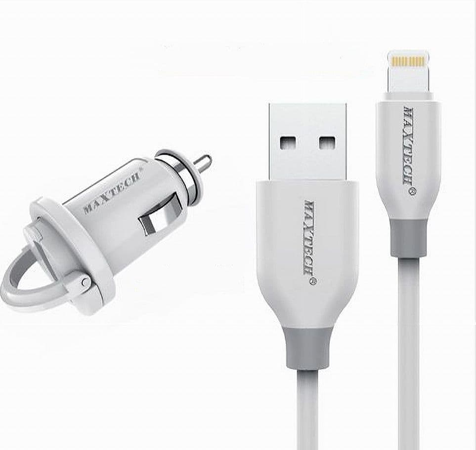 Kit Caricabatterie Lightning 1mt Ricarica Auto Cavo Dati 10 Watt Maxtech Ma-ip03 Elettronica e telefonia > Telefonia Fissa e Mobile > Caricabatterie Auto Trade Shop italia - Napoli, Commerciovirtuoso.it