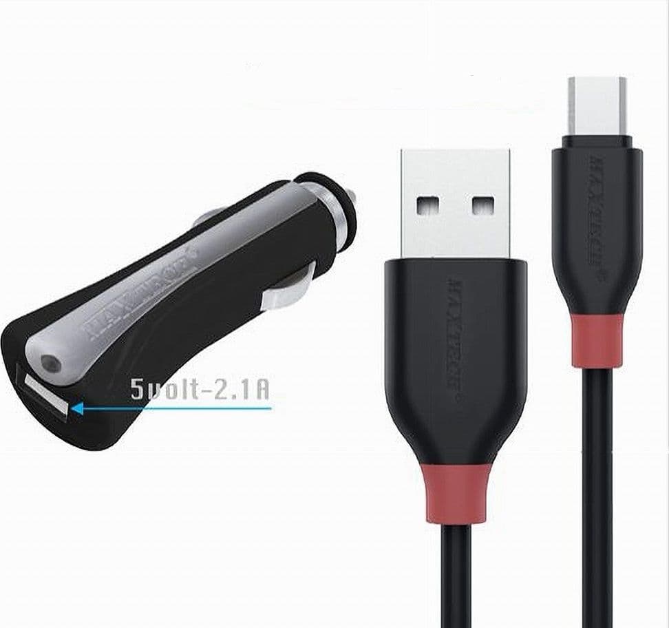 Kit-Caricatore-Carica-Batterie-Auto-Con-Cavo-Micro-Usb-1mt-10watt-Ma-s02-Maxtech