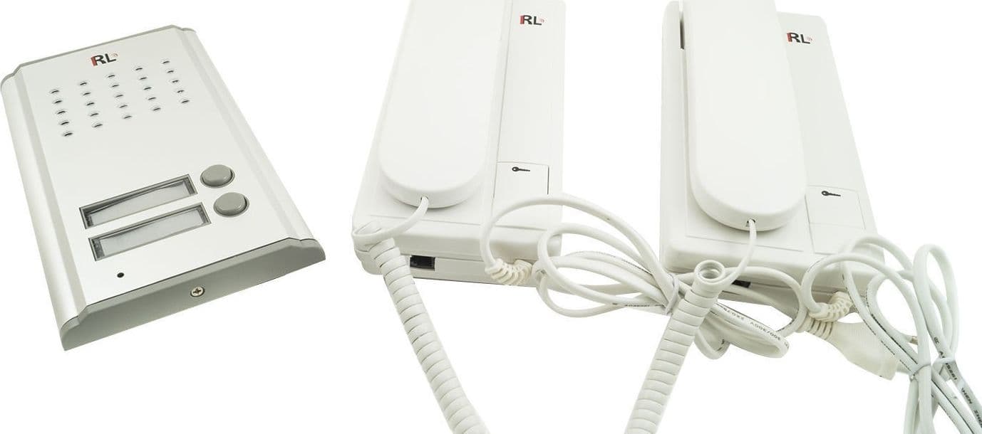 KIT CITOFONO BIFAMILIARE CORNETTA PULSANTE APRI CANCELLO 2 CITOFONI RL3208AA Fai da te/Materiale elettrico/Citofoni Trade Shop italia - Napoli, Commerciovirtuoso.it