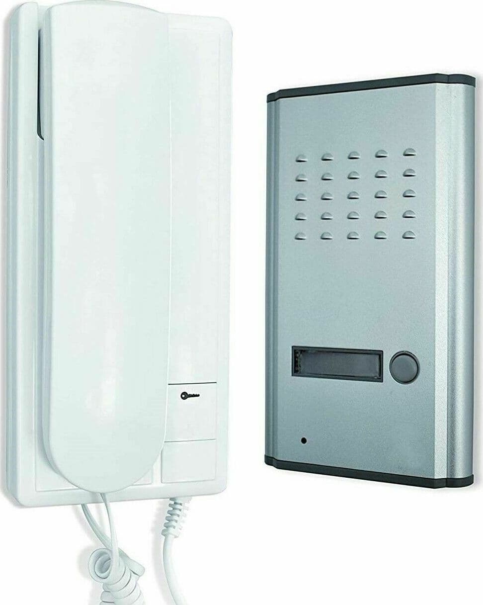 KIT CITOFONO MONOFAMILIARE CORNETTA 2 FILI APRIPORTA CANCELLO DA INTERNO ESTERNO Fai da te/Materiale elettrico/Citofoni Zencoccostore - Formia, Commerciovirtuoso.it