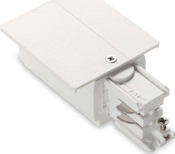Kit Connettore Da Incasso Principale E Sinistro On-Off Link Alluminio Bianco
