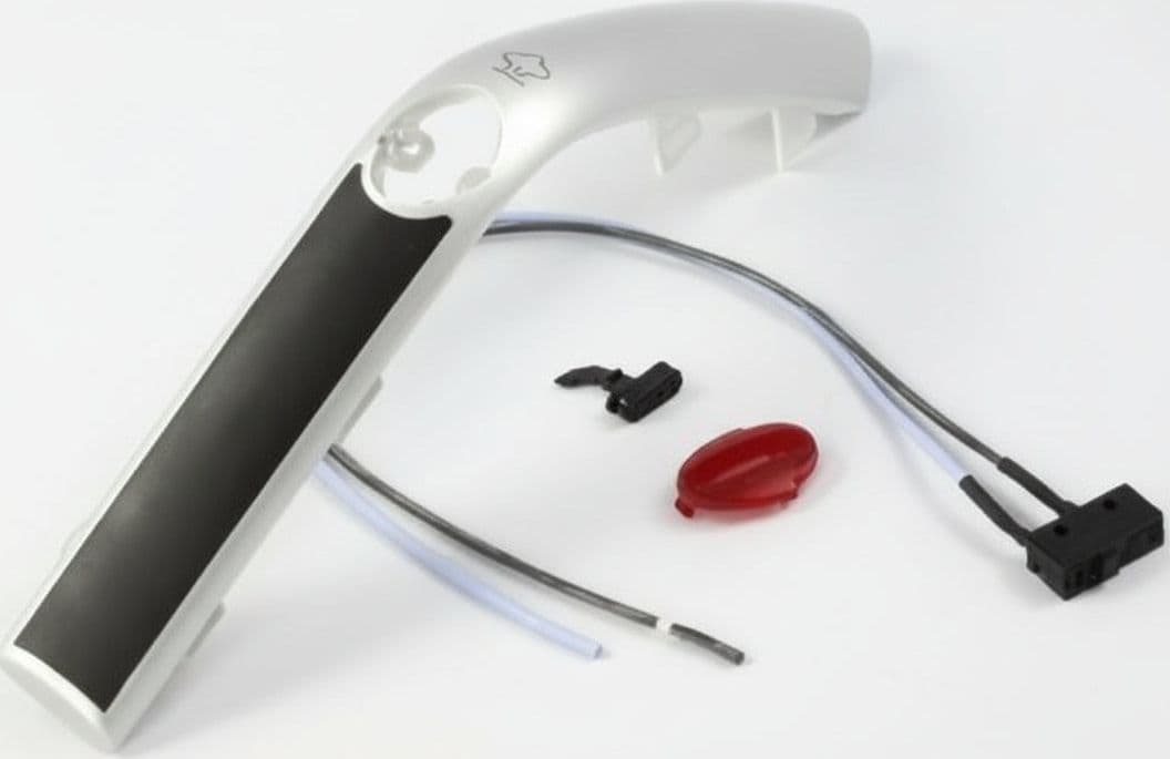 Kit-Cover-Manico-Nero/Argento-+-Microinterruttore---Vaporella