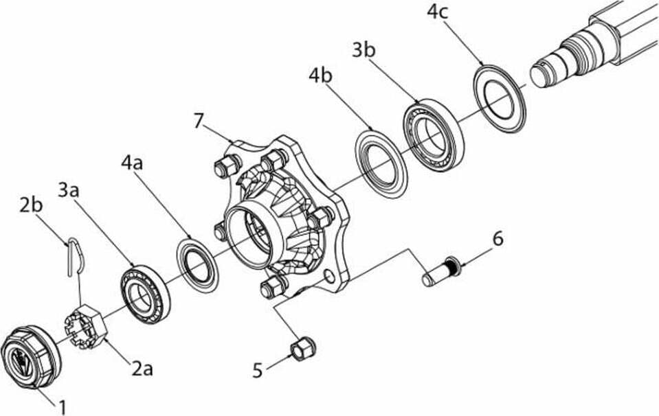 Kit cuscinetti 30208 & 30211 adr in blister 1 pz Confezione da 1pz