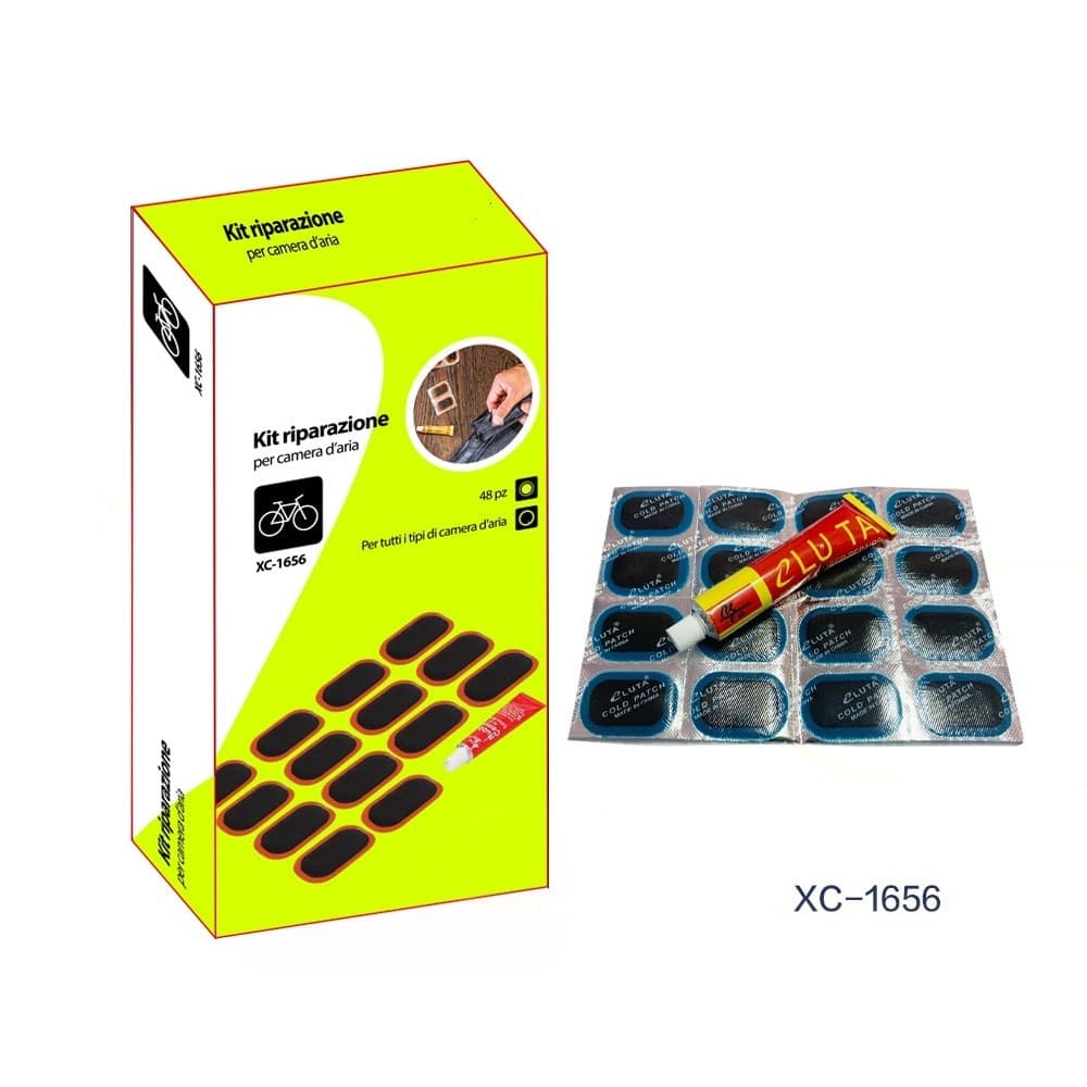 Kit Di Riparazione Universale Per Camera D'aria Ruote Bici Biciclette Xc-1656 Sport e Tempo Libero > Ciclismo > Ricambi per Bici > Sport Trade Shop italia - Napoli, Commerciovirtuoso.it