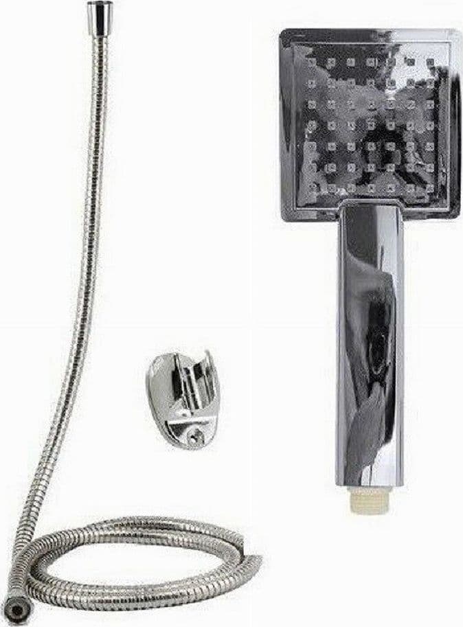Kit Doccetta Doccino Quadrato Soffione Doccia Bagno Laccio 1,8 Mt Staffa 69304 Casa, arredamento e bricolage > Accessori Bagno > Soffioni Doccia Trade Shop italia - Napoli, Commerciovirtuoso.it