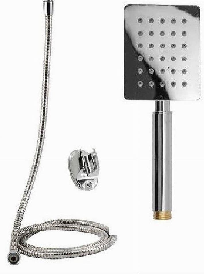 Kit Doccetta Doccino Soffione Bagno Doccia Rettangolare Laccio 1,8mt 69336 Staffa Casa, arredamento e bricolage > Accessori Bagno > Soffioni Doccia Trade Shop italia - Napoli, Commerciovirtuoso.it