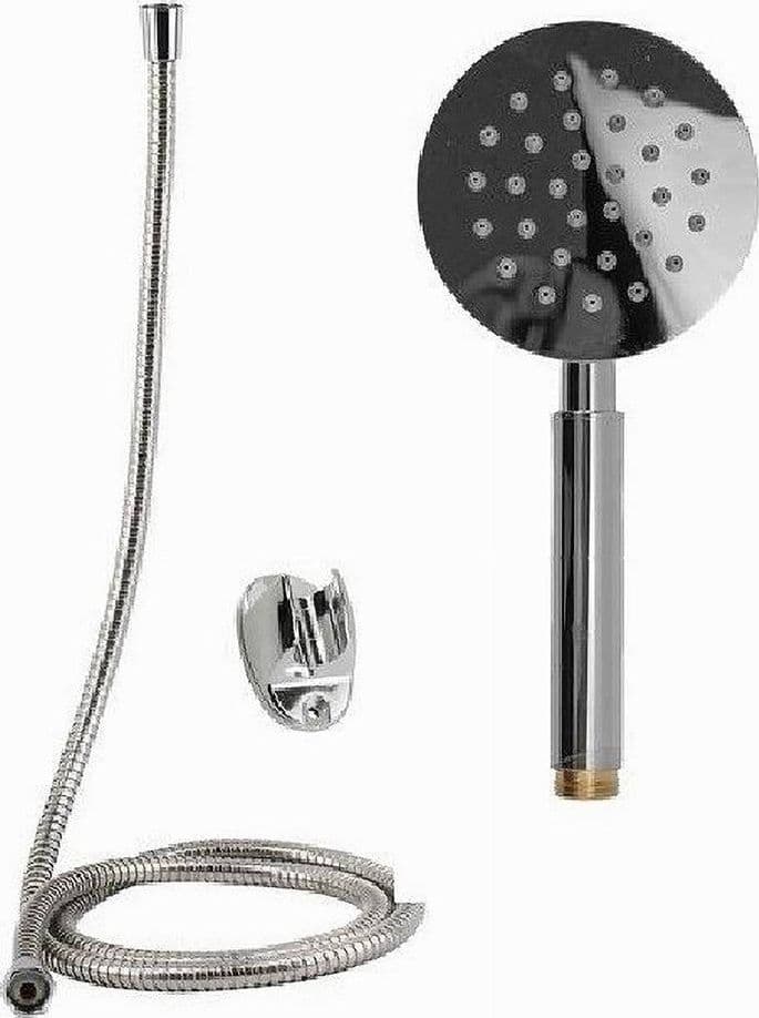 Kit Doccetta Doccino Soffione Bagno Doccia Tondo Con Laccio 1,8 Mt Staffa 69338 Fai da te/Attrezzature per cucine e bagni/Attrezzature per bagni/Docce e componenti doccia/Filtri supporti e soffioni doccia/Telefoni doccia Trade Shop italia - Napoli, Commerciovirtuoso.it