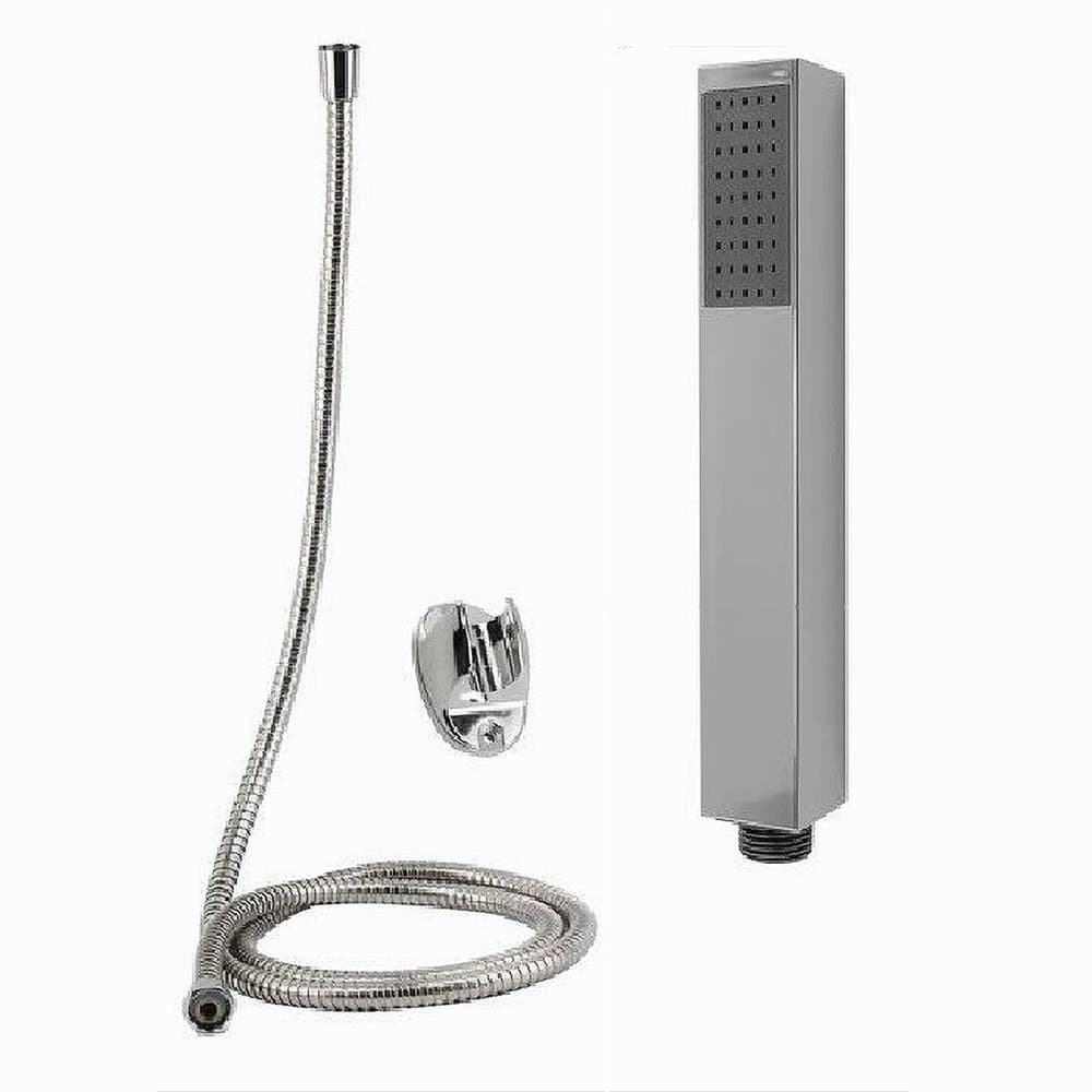 Kit Doccetta Doccino Squadrata Bagno Soffione Doccia Laccio 1,8 Mt Staffa 69302 in Telefoni doccia Trade Shop italia - Napoli, commercioVirtuoso.it