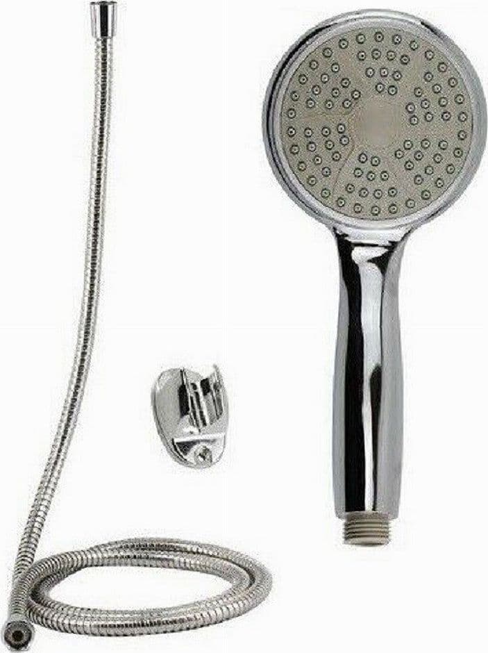 Kit Doccetta Doccino Tondo Soffione Doccia Con Laccio 1,8mt Staffa 69061 Bagno Casa, arredamento e bricolage > Accessori Doccia > Soffioni Doccia Trade Shop italia - Napoli, Commerciovirtuoso.it